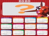 Calendário 2020 Big Hero para Imprimir
