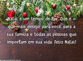 Deseje paz nesse Natal