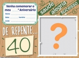 Convite 40 Anos