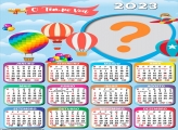 Calendário 2023 Tema O Tempo Voa Montagem Grátis