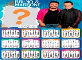 Calendário 2023 Bruno e Marrone Montar e Imprimir