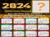 Colagem de Foto Calendário 2024 A Virada com Fé e Esperança