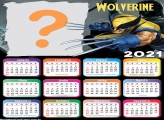 Foto Montagem Grátis Calendário 2021 Wolverine