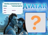 Convite Avatar O Caminho da Água