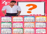 Calendário 2025 Zé Felipe Montagem Online