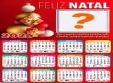 Calendário 2026 Espírito Natalino Abençoe Juntar Foto Online