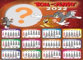 Calendário 2022 Montagem de Foto Tom e Jerry