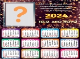 Fazer Grátis Online Calendário 2024 Que não falte Paz Feliz Ano Novo