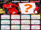 Calendário 2026 Sadio Mané Foto Montagem