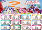 Fazer Colagem Online Calendário 2023 Feliz Natal My Little Pony