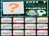 Calendário 2022 Palmeiras Moldura de Foto Online