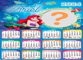 Calendário 2024 Ariel para Imprimir Grátis
