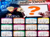 Calendário 2026 Jujutsu Kaisen Montar Foto Grátis