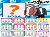 Calendário 2026 Edson e Hudson Colar Foto Online