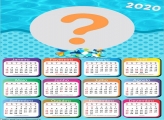 Calendário 2020 Infantil de Praia