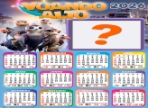 Calendário 2026 Voando Alto Emoldurar Foto Online