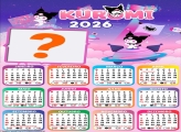 Calendário 2026 Kuromi Foto Colagem