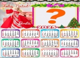 Calendário 2025 Feliz Natal Boneca Barbie Fazer Montagem Online