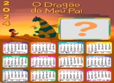 Gratuito Calendário 2024 O Dragão do Meu Pai