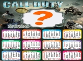 Calendário 2026 Call Of Duty Colagem Online