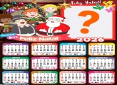Foto Calendário 2026 Feliz Natal Mundo Bita Grátis