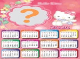 Montagem Calendário 2020 Hello Kitty