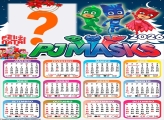 Foto Calendário 2026 Feliz Natal PJ Masks Grátis