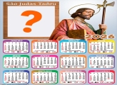 Calendário 2026 São Judas Tadeu Foto Montagem