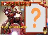 Homem de Ferro Desejando Feliz AniversÃ¡rio