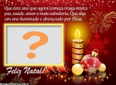 Colagem de Foto Online Feliz Natal e Abençoado Ano Novo