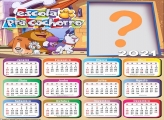 Calendário 2021 Escola pra Cachorro Montar Foto