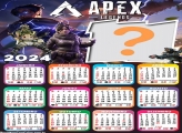 Calendário 2024 Apex Legends Colagem Online Grátis