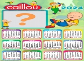 Calendário 2024 Caillou Montagem Infantil