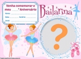 Convite Bailarina