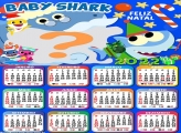 Calendário 2022 Feliz Natal Baby Shark Fazer Montagem Grátis