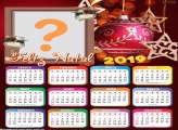 Calendário 2019 Enfeite Natalino