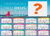 Foto Calendário 2026 Obrigado meu Deus por tudo Grátis