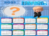 Calendário 2021 Infantil do Poderoso Chefinho