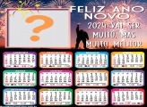 Calendário 2024 Feliz Ano Novo Vai ser Muito Melhor Montagem Online