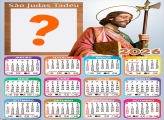 Calendário 2026 São Judas Tadeu Foto Montagem