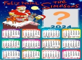 Calendário 2024 Feliz Natal Simpsons Colar Grátis Online