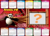 Calendário 2019 Horizontal Kung Fu Panda