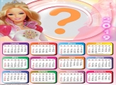 Calendário 2019 Barbie Boneca