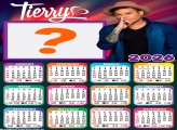 Calendário 2026 Tierry para FotoMontagem