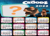 Calendário 2022 The Croods Online Montagem