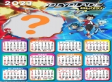 Colagem Calendário 2023 Beyblade Burst Turbo