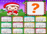 Calendário 2026 Noela Baby Foto Moldura