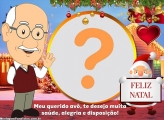 Vovô Feliz Natal Colocar Foto em Moldura