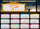 Calendário 2023 Feliz Ano Novo Repleto de Paz e Amor