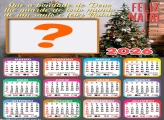 Calendário 2026 Feliz Natal Bondade de Deus Foto Montagem